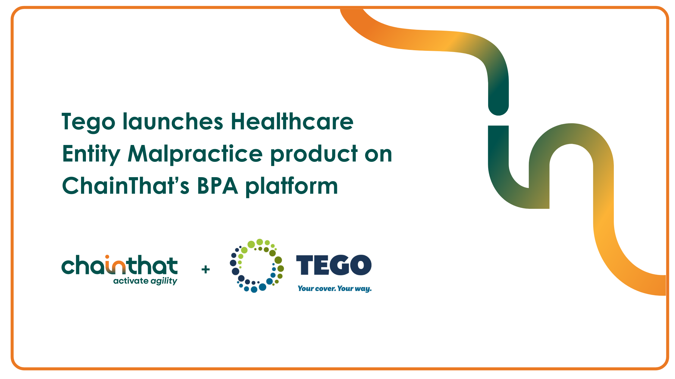 Tego launches Healthcare Entity Malpractice product on ChainThat’s BPA platform, streamlining healthcare underwriting across Australia