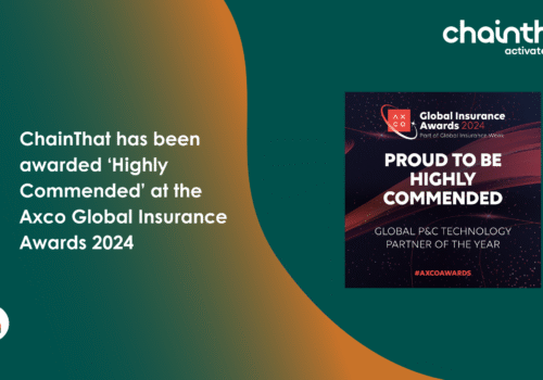 ChainThat has been awarded ‘Highly Commended’ at the Axco Global Insurance Awards 2024