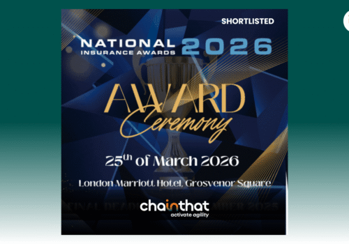 ChainThat has been shortlisted for Insurtech of the Year at the National Insurance Awards 2026