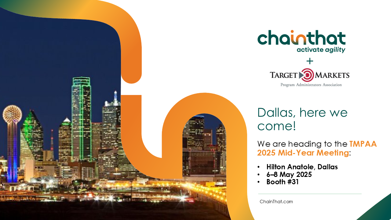 It’s official: ChainThat is heading to Dallas! 